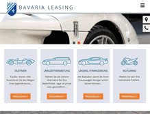 Tablet Screenshot of bavaria-leasing.net